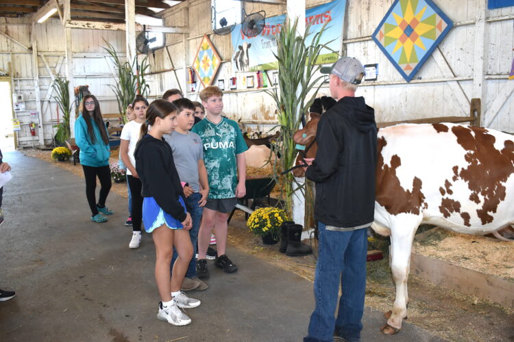 Students experience agriculture at fair